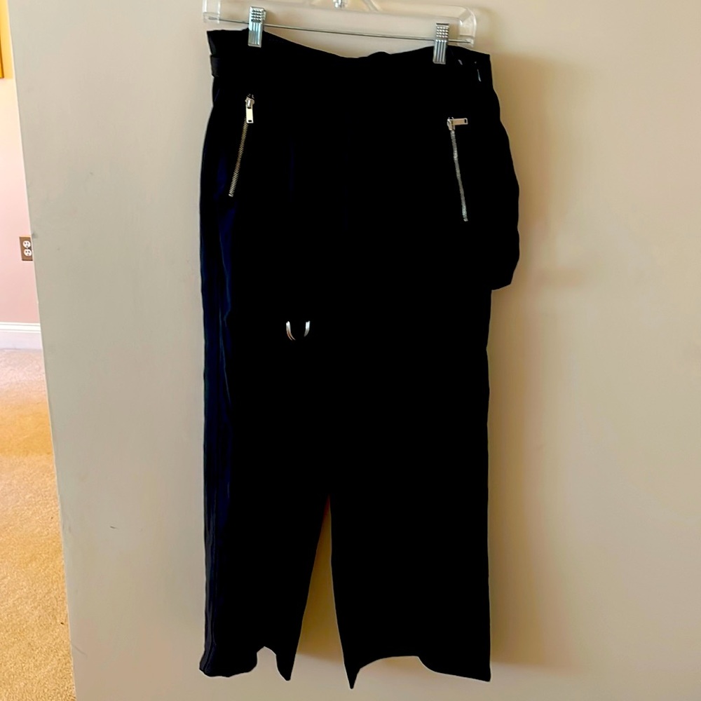 Pants black, Pull&Bear, size L